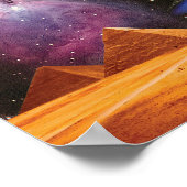 Poster Pyramides égyptiennes Gizeh rencontre espace et OV (Coin)