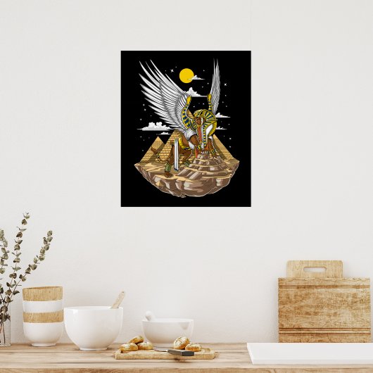 Poster Pyramides égyptiennes Sphinx (Cuisine)