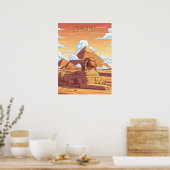 Poster Pyramides et sphinx égyptiens identiques (Cuisine)