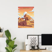 Poster Pyramides et sphinx égyptiens identiques (Bureau à domicile)