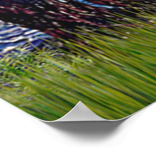 Poster Pyrénées 3 - Nuit étoilée (Coin)