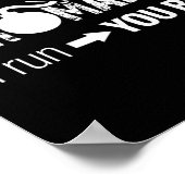 Poster Pyromaniac If I Run You Run Fireworks Funny Pyrote (Coin)