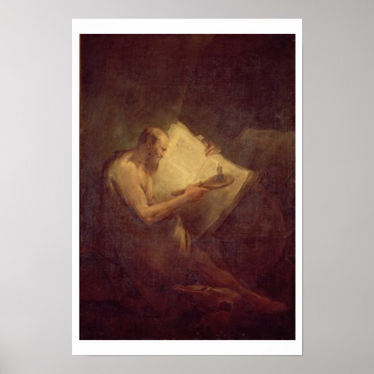 Poster Pythagoras (6th century BC) (oil on canvas) (Devant)