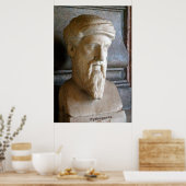 Poster Pythagore / Philosophe grec / (Cuisine)