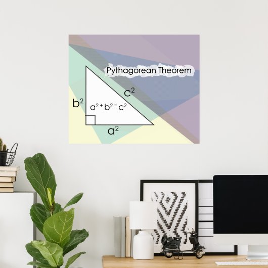 Poster Pythagorean Theorem  *UPDATED* (Bureau à domicile)