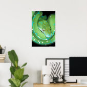 Poster Python à arbre vert (Bureau à domicile)