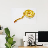 Poster Python jaune clair (Bureau à domicile)