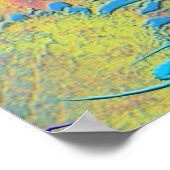 Poster PYTHON - moderne fractale décorative - (Coin)