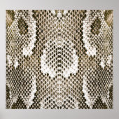 Poster Python Skin : Design Motif animal (Devant)