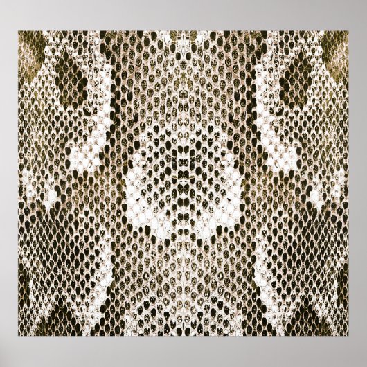 Poster Python Skin : Design Motif animal (Devant)