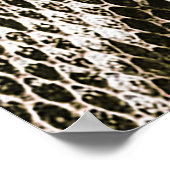Poster Python Skin : Design Motif animal (Coin)