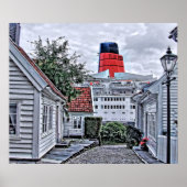 Poster QE2 à Stavanger (Devant)