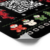 Poster Qr Trump Dance Code Président Dance Code Noël (Coin)