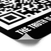 Poster Qr Trump Dancing Code Merch Uni-adulte, Noir, (Coin)