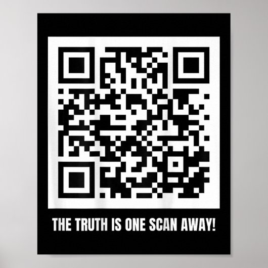 Poster Qr Trump Dancing Code Merch Uni-adulte, Noir, (Devant)