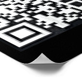 Poster Qr Trump Président Trump Dance Code Funny Uni (Coin)