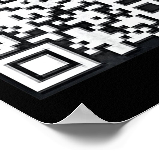 Poster Qr Trump Président Trump Dance Code Funny Uni (Coin)