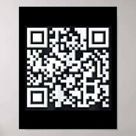Poster Qr Trump Président Trump Dance Code Funny Uni (Devant)
