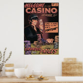 Poster Quackity Casino Dream SMP Las Nevadas Comic (Cuisine)