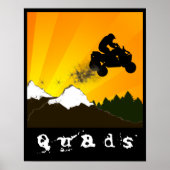 Poster quads tout terrain (Devant)