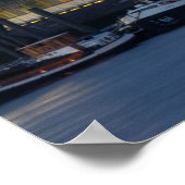 Poster Quai Canary et Docklands à Dusk (Coin)