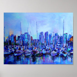 Poster Quai de la baie