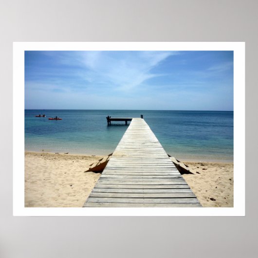 Poster quai de roatán (Devant)