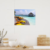 Poster quai des Maldives (Cuisine)