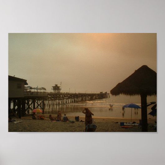 Poster Quai En San Clemente, Californie (Devant)