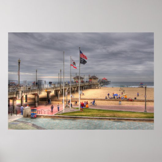 Poster Quai Huntington Beach (Devant)