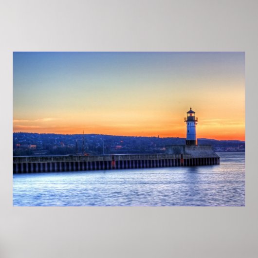 Poster Quai Nord et phare (Devant)