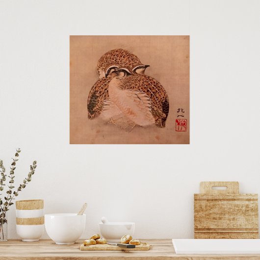 Poster Quail Trio (Cuisine)