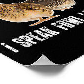 Poster Quail Yeah I Speak Foul Language - Funny Quail Bir (Coin)