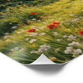 Poster Quaint Stone Cottage By a Woodland Stream (Coin)