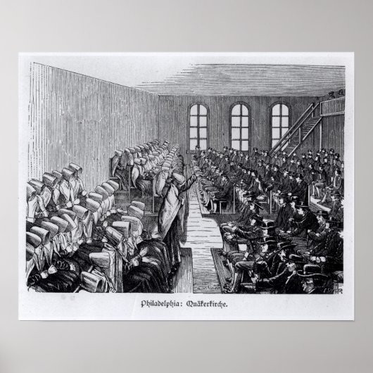 Poster Quaker Meeting, Philadelphie (Devant)