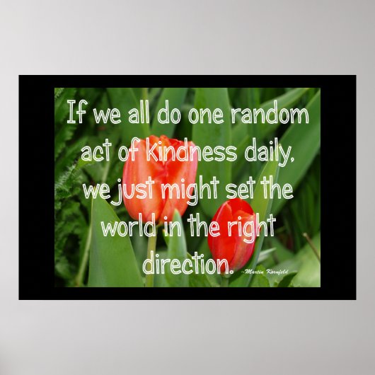 Poster Qualité aléatoire (Devant)