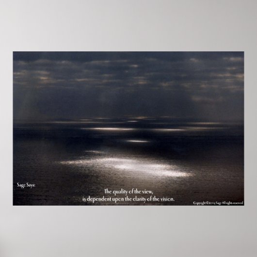 Poster Qualité de la vue (Devant)