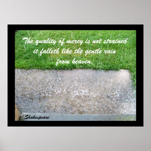 Poster QUALITÉ DE L'impression MERCY (Devant)