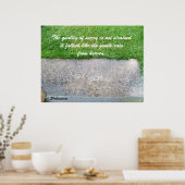 Poster QUALITÉ DE L'impression MERCY (Cuisine)