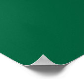 Poster Qualité du drapeau portugais (Coin)