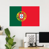 Poster Qualité du drapeau portugais (Bureau à domicile)