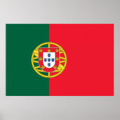 Poster Qualité du drapeau portugais (Devant)