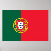 Poster Qualité du drapeau portugais (Devant)