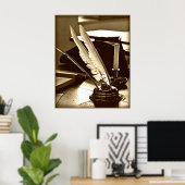 Poster Qualité et encre (Bureau à domicile)