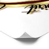 Poster Qualités d'or et de marron (Coin)