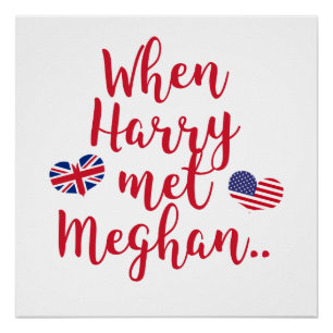 Poster Quand Harry a rencontré Meghan   Fun Mariage royal