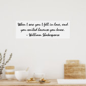 Poster Quand je vous ai vu, je suis tombé amoureux - Wall (Cuisine)