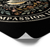 Poster Quand la cruauté devient normale la compassion sem (Coin)