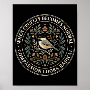 Poster Quand la cruauté devient normale la compassion sem