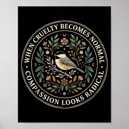 Poster Quand la cruauté devient normale la compassion sem (Devant)